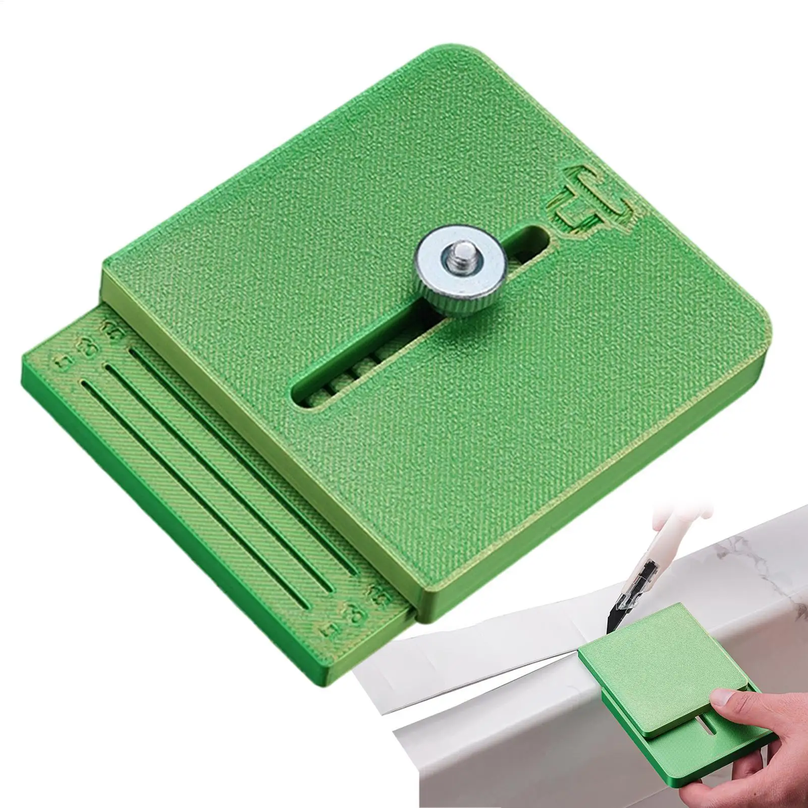 Edge Wrap Cutting Template for Furniture Portable Window Tint Edge Cutting Small Guide Plate Anti-Slip Edge Trimming Guide