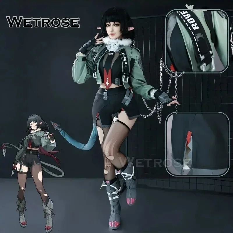 

【Wetrose】In Stock Jane Doe Cosplay Costume ZZZ Zenless Zone Zero Jane Doe Set Wig Halloween Xmas