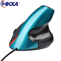 Ergonomic Vertical Mouse USB Plug Wired Right Hand Computer Gaming Mice 1.5m Line Length Optical Mouse Gamer Mouse for Laptop PC