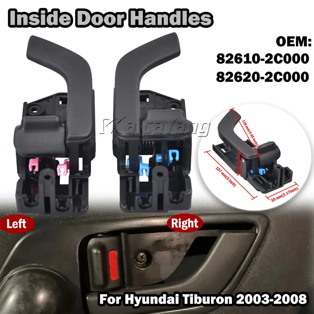 Auto-Innentürgriff für Hyundai Tiburon 2003–2008, Auto-Innengriff im Auto links oder rechts, 82610-2C000, Zubehör