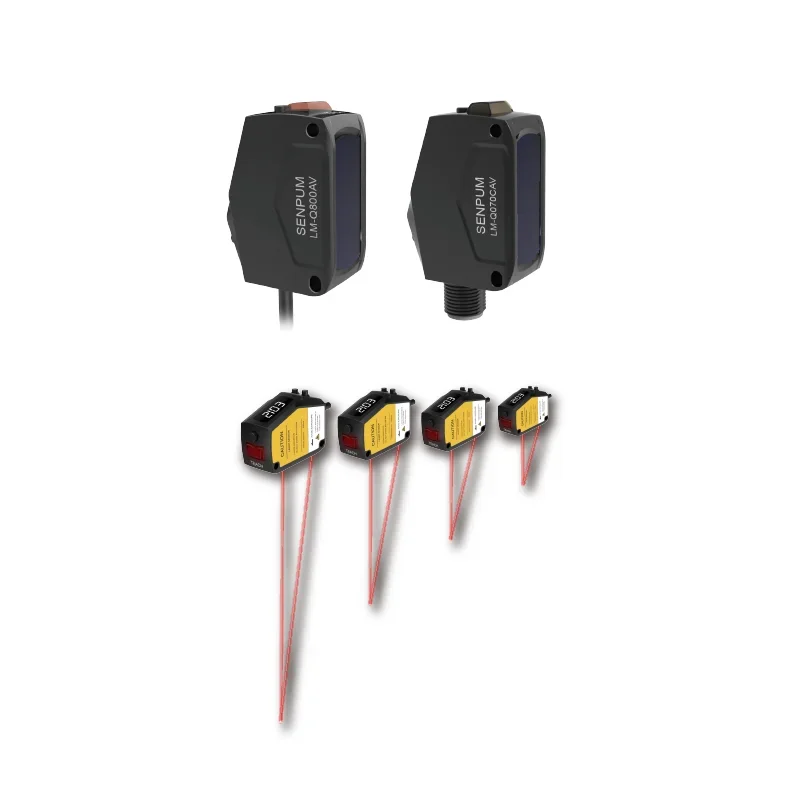 Senpum  Distance Sensor Analog NPN PNP RS-485 Digital Display  Rangefinder Distance Displacement Measurement Sensor