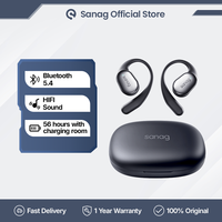 Sanag C16S Open Ear OWS Earphones Bluetooth 5.4 Wireless Headphones HiFi Sound Headset APP Control TWS Earbuds 8 Hours Playback