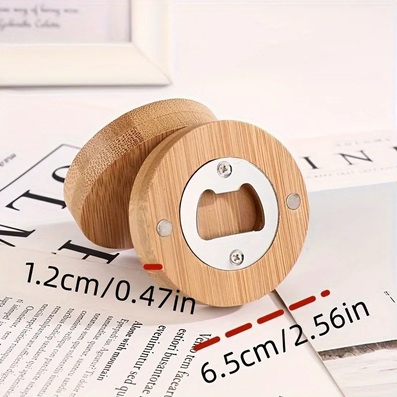 1/10/25/40pcs Bamboo Blank DIY Bottle Opener Suitable For Bar Or Household Barware Tool Wedding Favors Bottle Opener for Guests