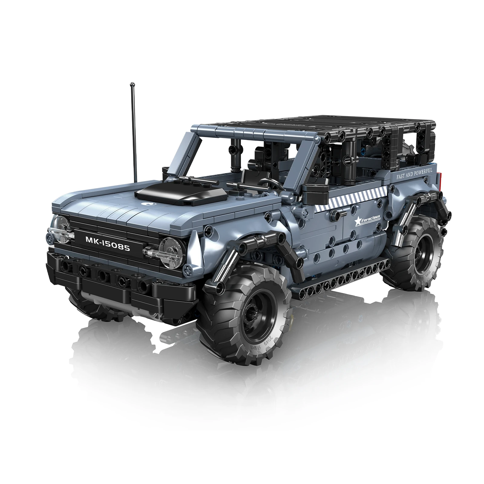 

15085 Rally Car Building Set 828PCS Pull Back Recoil Action Race Vehicle Model Assembled toys for Kids Collectors