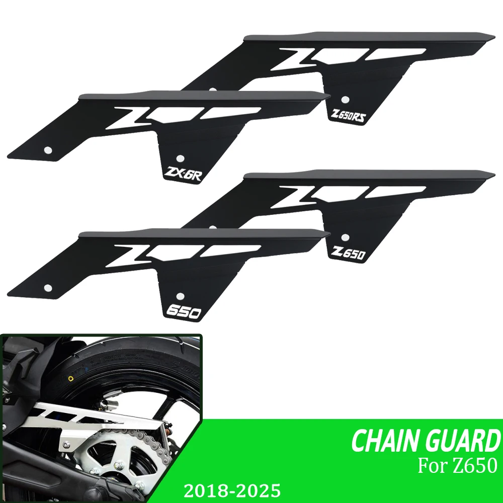 

Accessories Wheel Slide Sprocket Chain Guard Protector Ninja 650 For Kawasaki Z650RS Ninja650 Z650 ZX-6R 2022~2025 2024 KLX140R