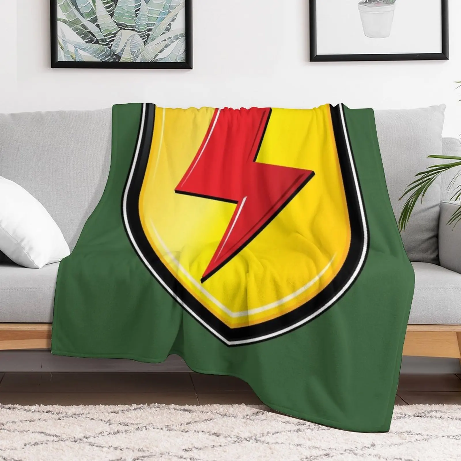 Supa Strikas Shield Throw Blanket