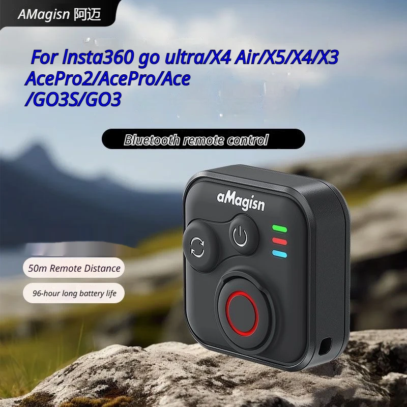 

50M Bluetooth Remote Control Multifunctional Camera Wireless Shooting Controller For lnsta360 go ultra/X4 Air/X5/X4/AcePro2/GO3S