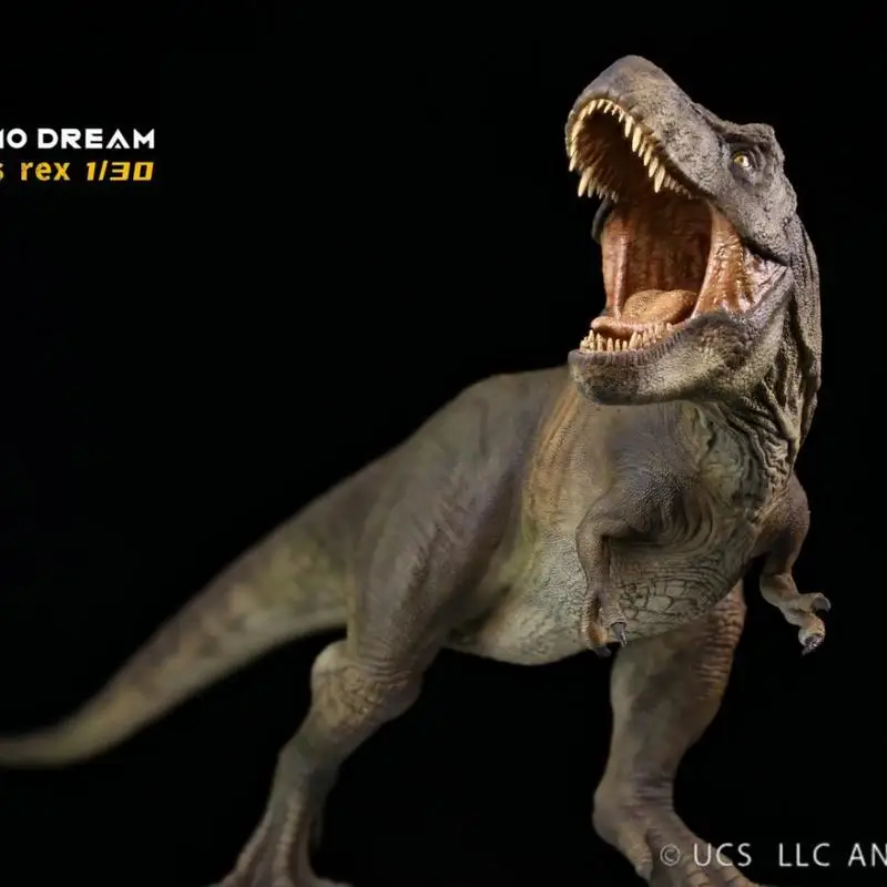 

Глобальная авторизация DinoDream World Mother Tyrannosaurus Rex Granny Модель ручной работы Коллекция орнаментов/30