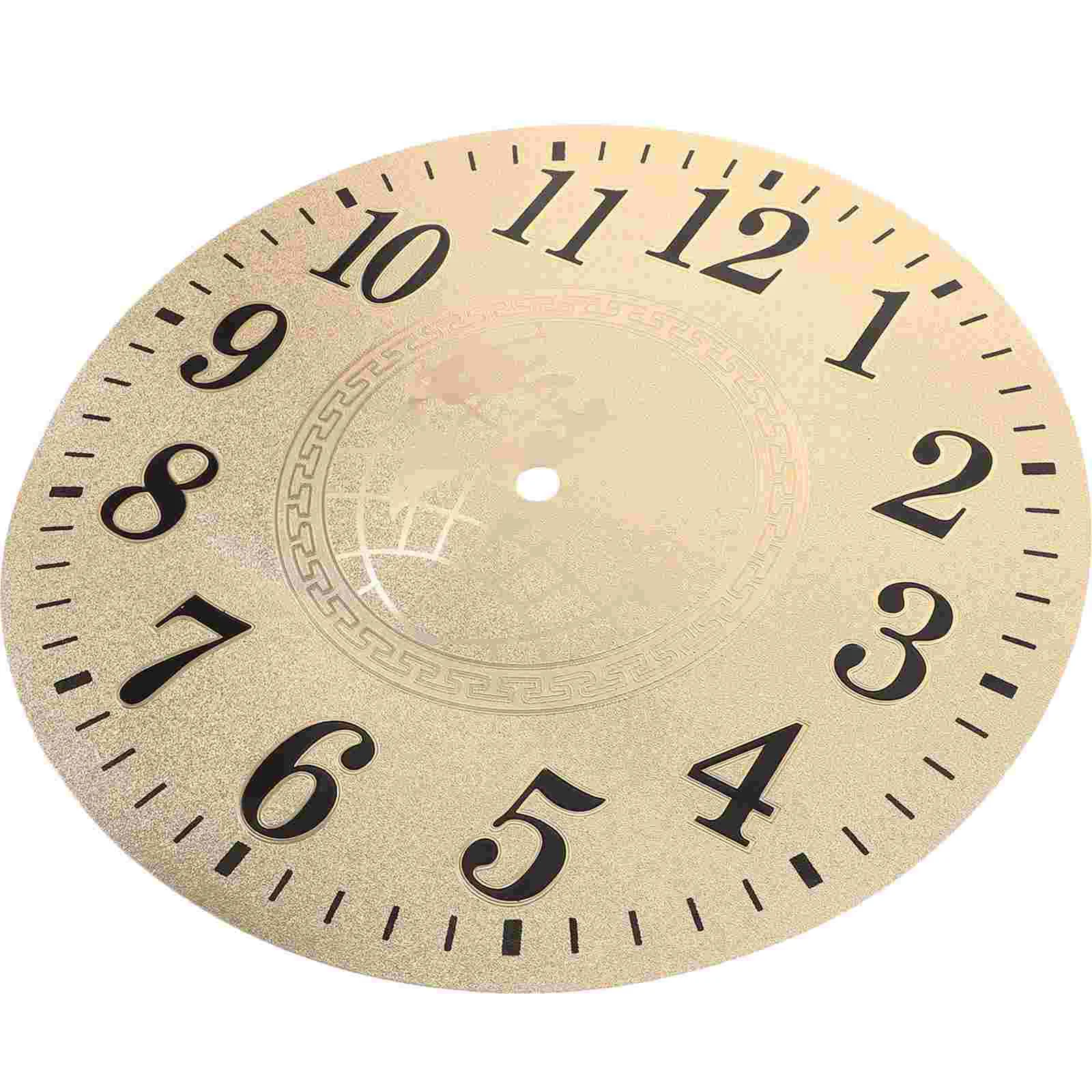 

Clock Dial DIY Material Plate Replacement Round Wall Disc Pvc for Student Accessory Part