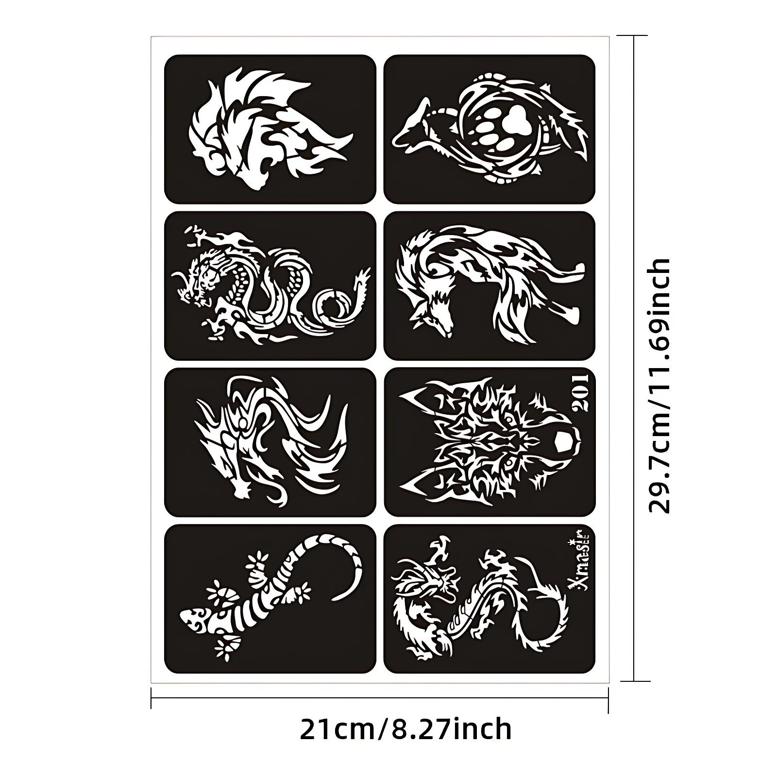 10-99pcs Henna Tattoo Stencils Kit Reusable for Men Women Kids Temporary Indian Arabian Glitter Airbrush Tattoo Template Body