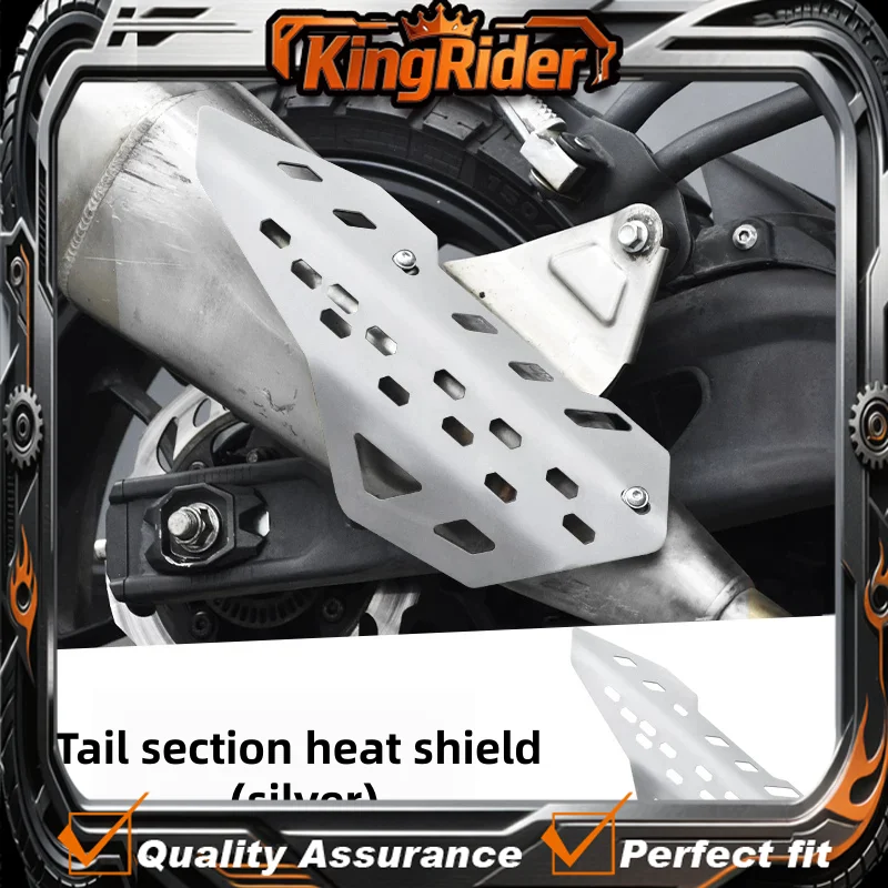 

【Supreme quality】For VOGE 300AC High-Quality Stainless Steel Exhaust Heat Shield, Retro Heat Insulation Decorative Cover