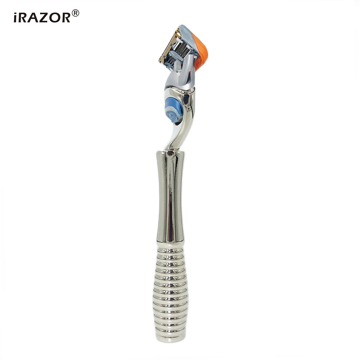 iRAZOR Man F5 5-layer Fusion Blade Safety Razor Manual Shaver Heavy Weight Handle Barber Tool for Husband Father Gift