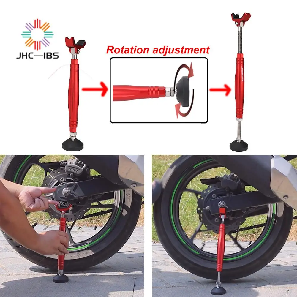 Motorcycle Support Wheel Stand Frame Balancer Lift With Brake Lock Hook Universal For KTM Yamaha Kawasaki Suzuki Motorcross CNC