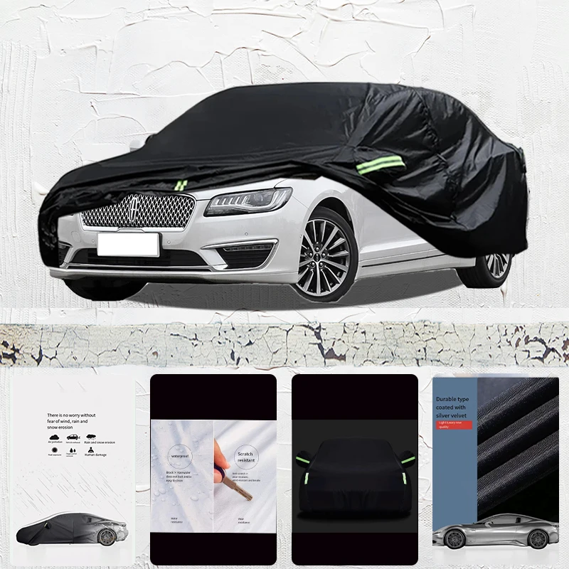 

For Lincoln MKZ Anti-UV Sun Shade Rain Snow Resistant Dustproof Black cover Car umbrella Full Car Cover Outdoor Protection