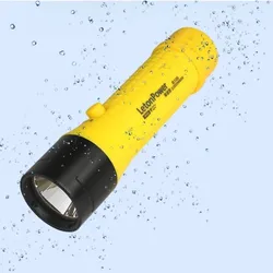 ZK30 Diving Flashlight Bright Light LED Focus Long Waterproof Night Submersible Fishing Outdoor Underwater Strong Penetrati