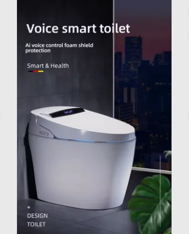 Automatic Ceramic Self Cleaning Bathroom Intelligent Toilet Sanitary Ware Commodes WC Smart Bidet Toilet