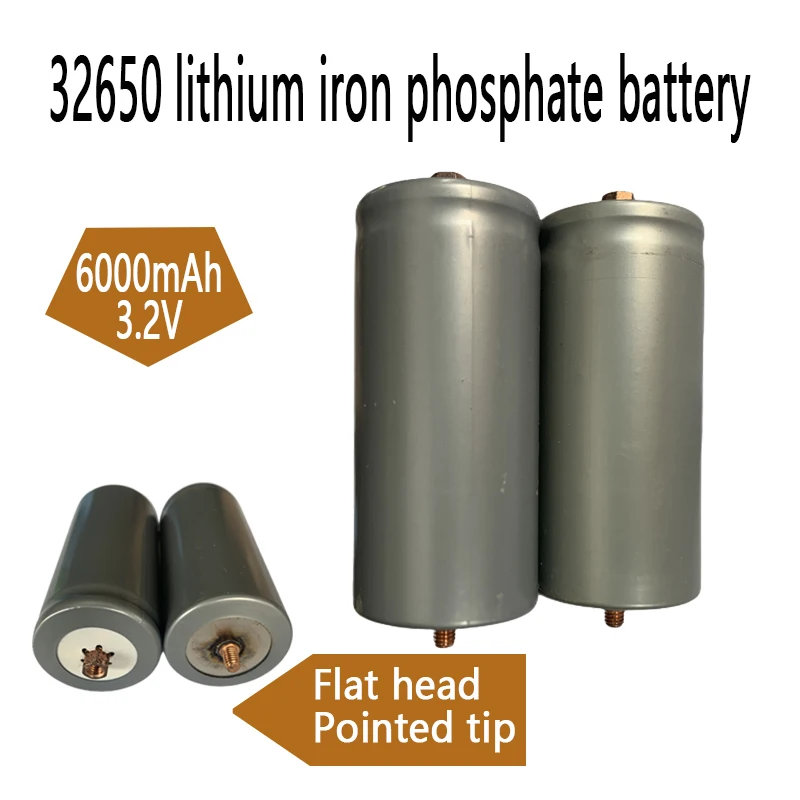 

32650 6000mah Battery 3.2V Max 5C Discharge With Screw Blots for DIY E-bike E Scooter