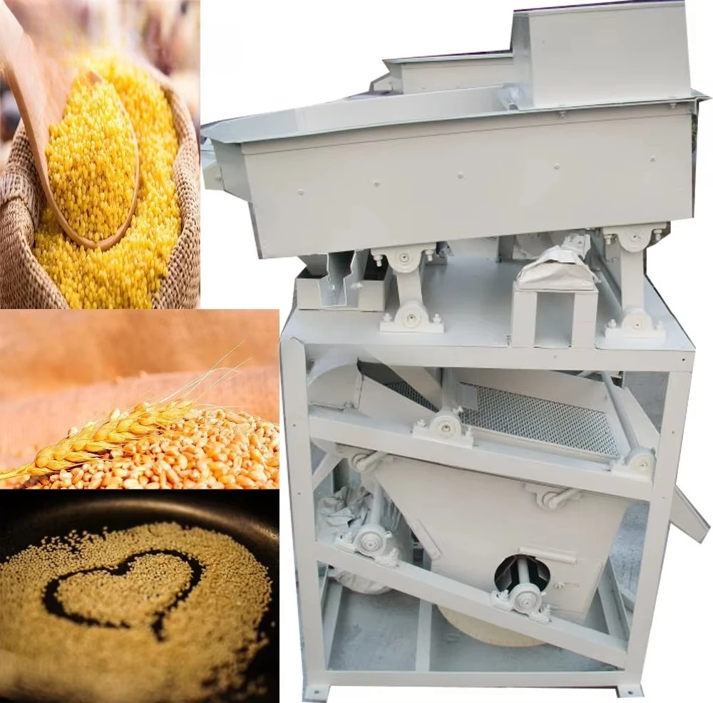Motorized Grains Screening & Separating Machine Cereal Sieving Equipment