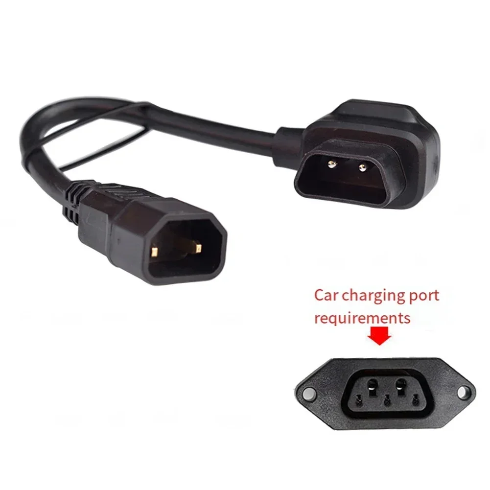 

Charging Pile Connector Conversion Plug Adapter Good Compatibility PVC Material Practical To Use Charging Station
