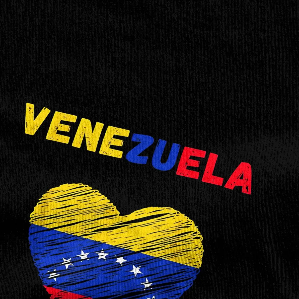 Venezuela Flag Holiday Venezuela Heart Venezuelan Flag 100% Cotton T-Shirts Fashion Tshirt for Man Design Short Sleeve Clothes