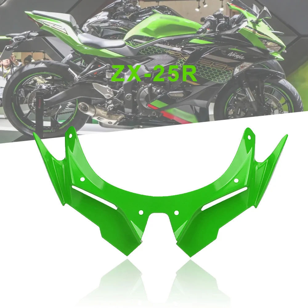 Front Fairing Winglets Aerodynamic Wing Shell Cover Protection Guards Kit Fit For ZX-25R ZX 25R ZX25R 2020-2024 Motorcycle