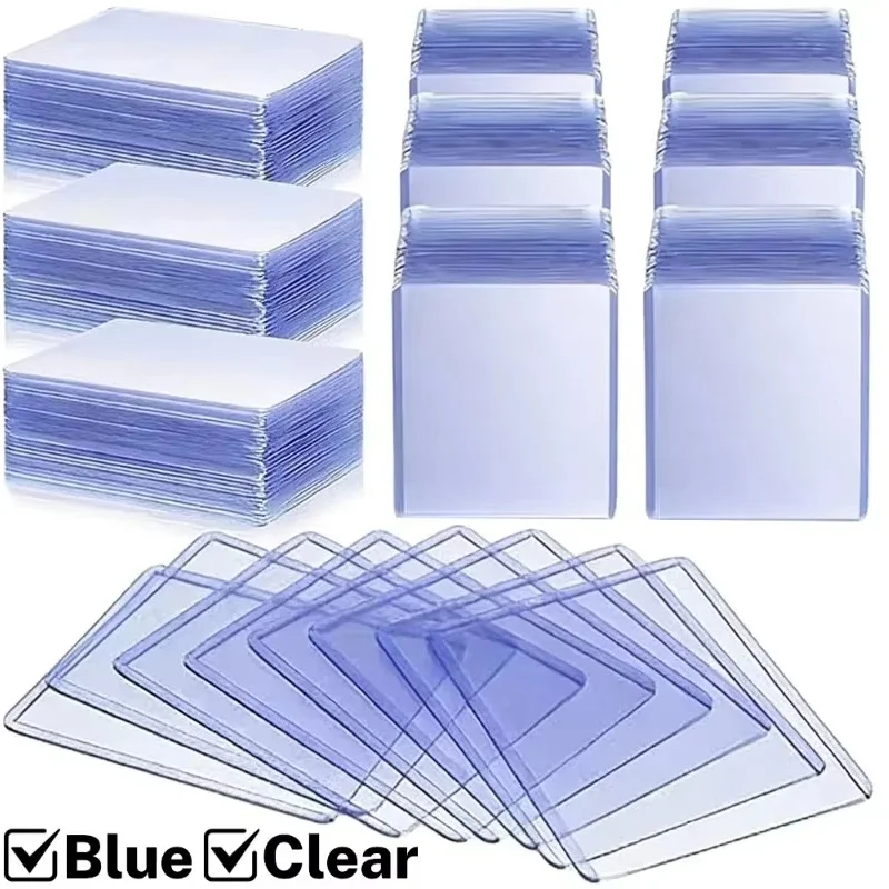 1/5/10pcs 35PT Card Holder Transparent Card Sleeves Hard Protective Case Clear Trading Protectors For Football Sports Gamecard