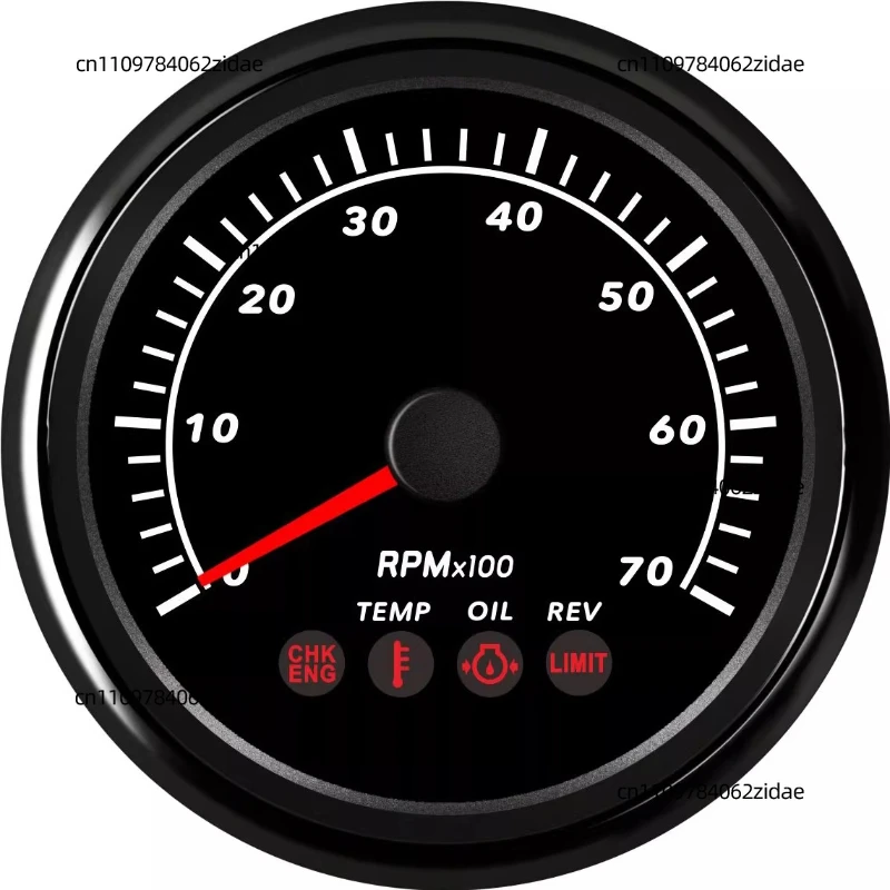 For Suitable for Suzuki Outboard Engine Speedometer with Oil Temperature, Oil Pressure and Engine Fault Alarm At 7000 RPM