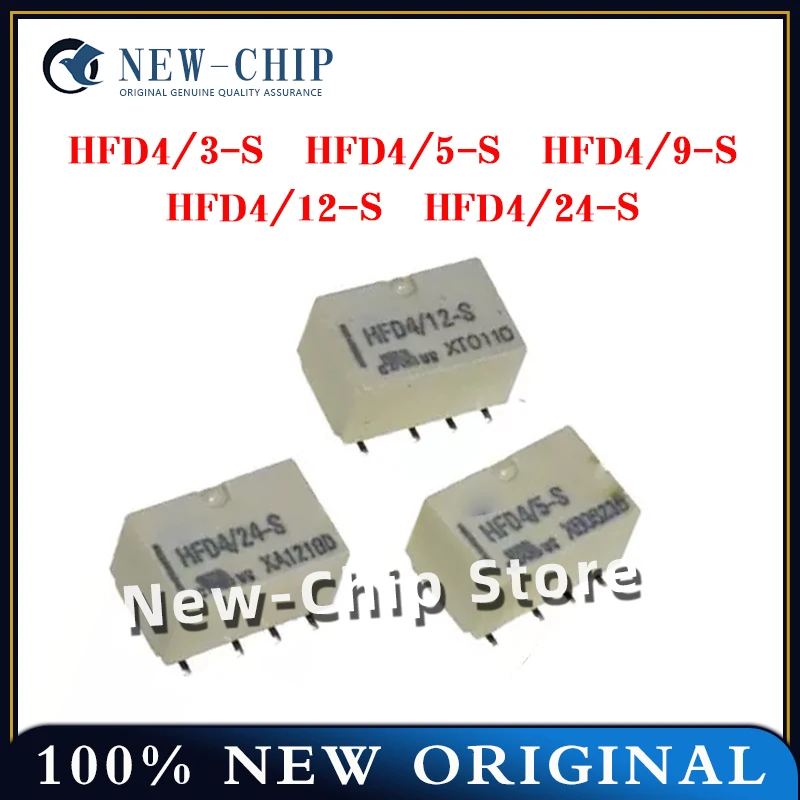 

5PCS/LOT HFD4/3-S HFD4/5-S HFD4/9-S HFD4/12-S HFD4/24-S SMD SOP-8 Signal relay 100% New Original