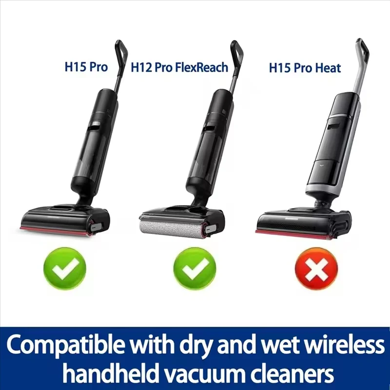 Brush Roller For Dreame H15 Pro /H12 Pro FlexReach Accessories HEPA Filter Replacement Holder Wet Dry Vacuum Cleaner Spare Parts
