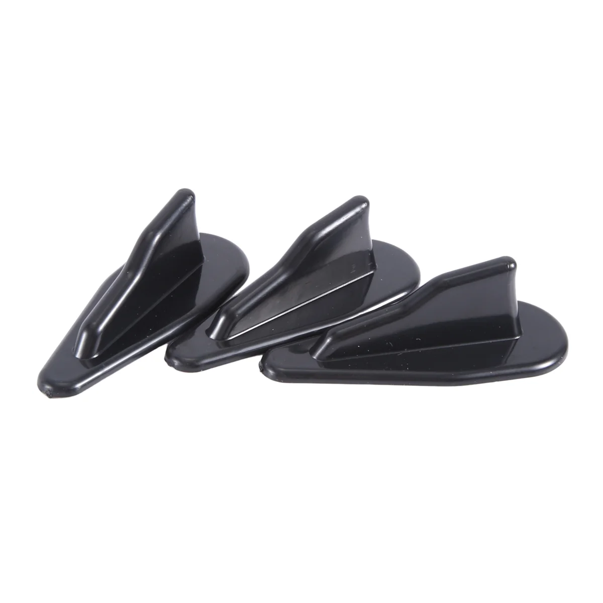 Universal EVO-Style ABS Roof Shark Fins Spoiler Wing Kit Vortex Generator 10pc