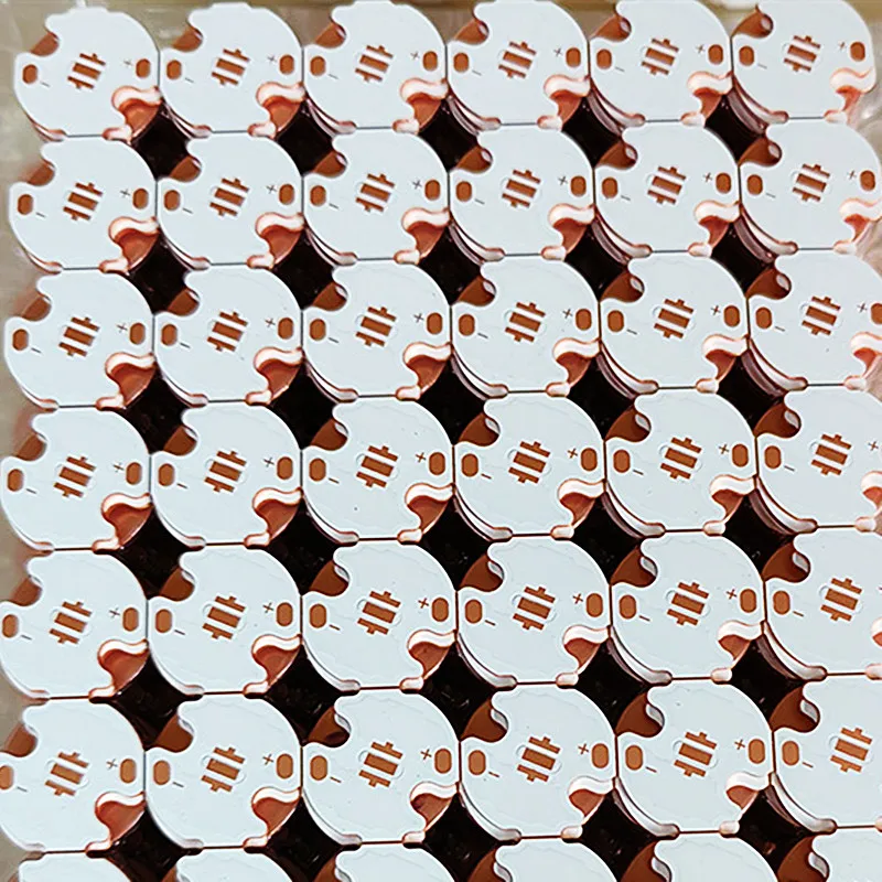 30pcs 3535 LED Heat Sink copper Base Plate 3535 LED PCB 16mm for 3w 1w 5W XPE XPG chip starboard