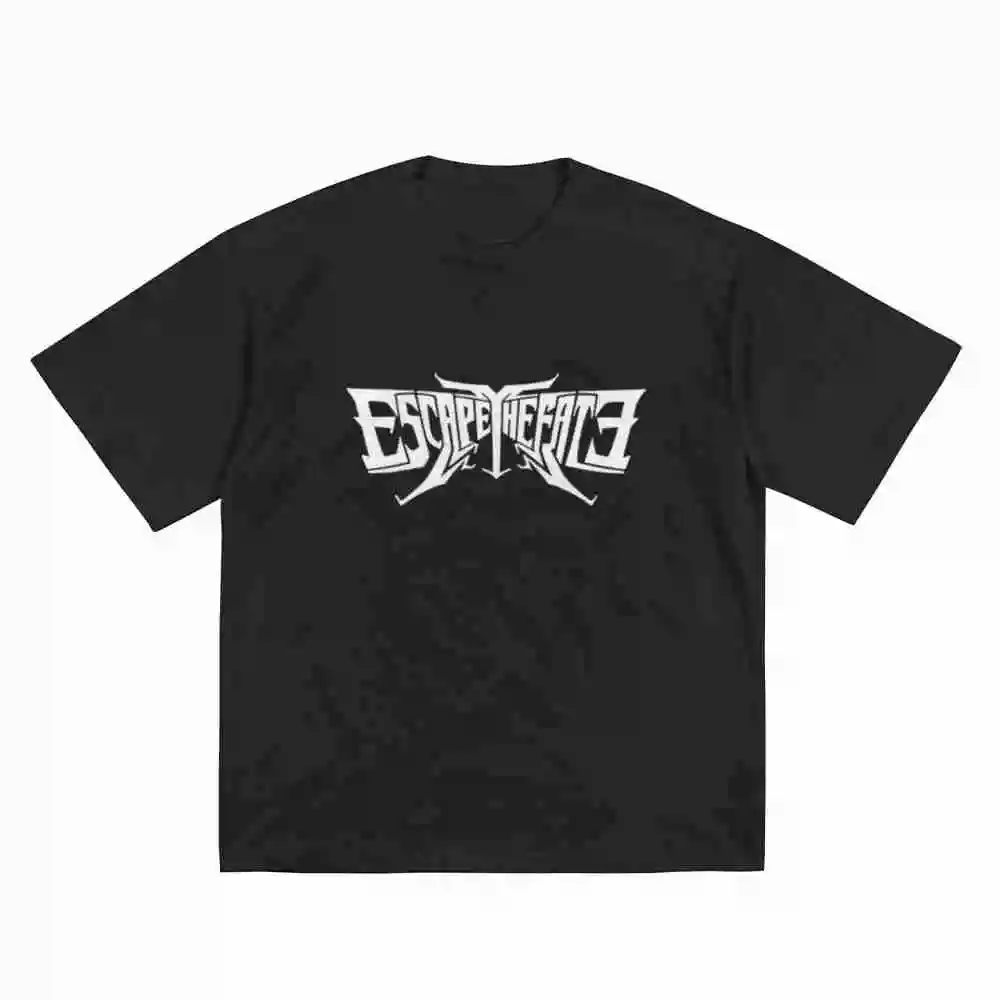 Escape The Fate Metal Hardcore Band Metalcore Short Sleeve Tee 100% Cotton T-Shirt