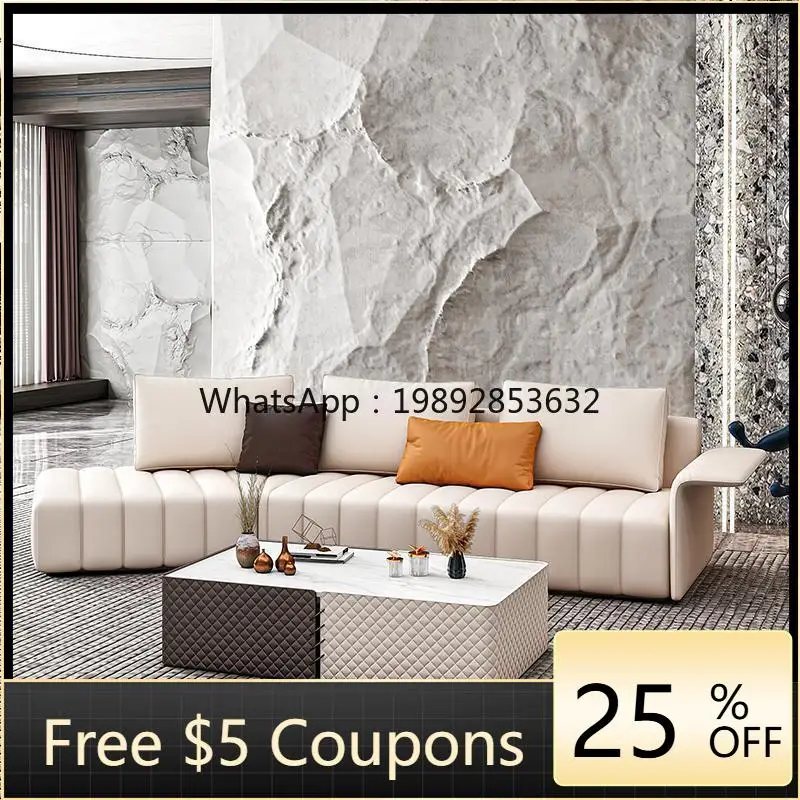 

LYY Technology Fabric Straight Row Piano Key Sofa Nordic Irregular Corner Large and Small Apartment Fabric Light Luxury
