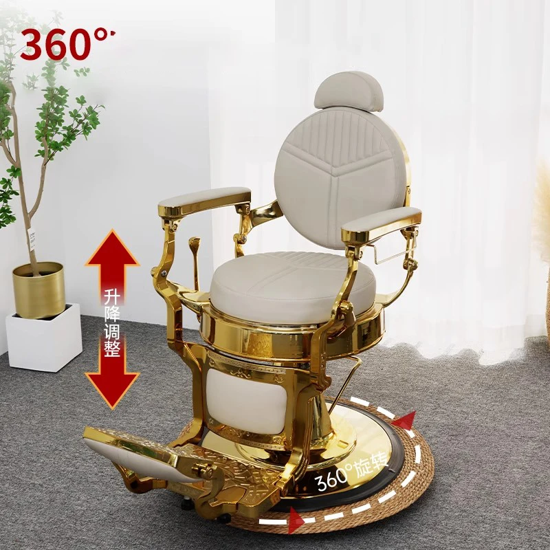 

Classic Versatile Barber Chair Comfortable Cushioned Salon Chair Hairdressing Beauty Space Salon De Coiffure Salon Furniture