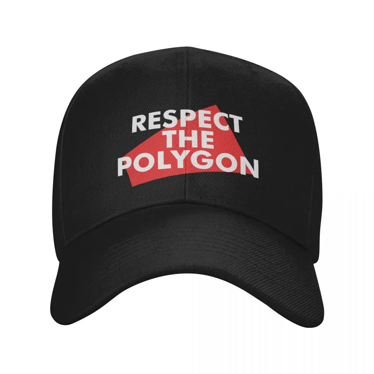 Respect The Polygon Baseball Cap Wild Ball Hat Hip Hop Hats Woman Men's