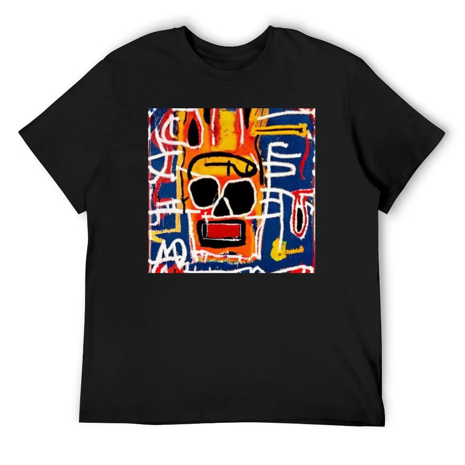 

Flame Skull Graffiti Art T-Shirt anime figures vintage plain valentines clothes mens workout shirts