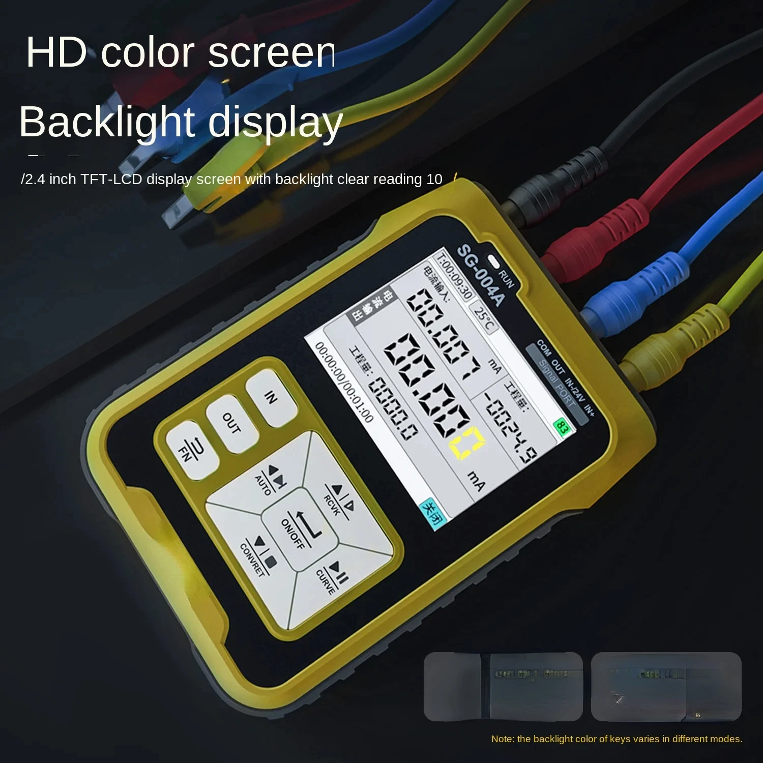 

Multi-Function Signal Generator 4-20mA Thermocouple/Analog Process Calibrator