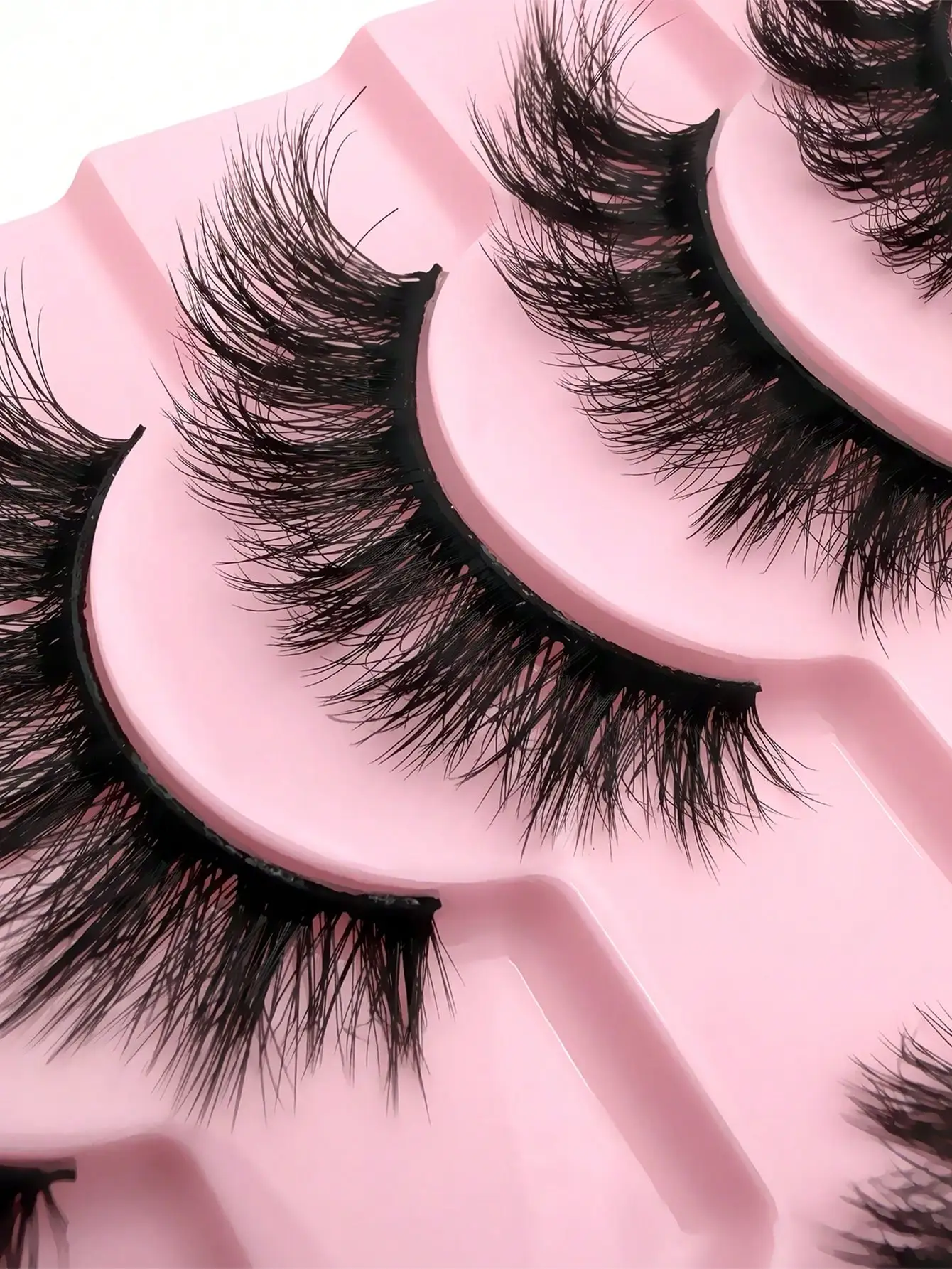 10 Paare 3D Flauschige Falsche Wimpern Natürlicher Look Dichte Lockige Wimpern – Detail 3