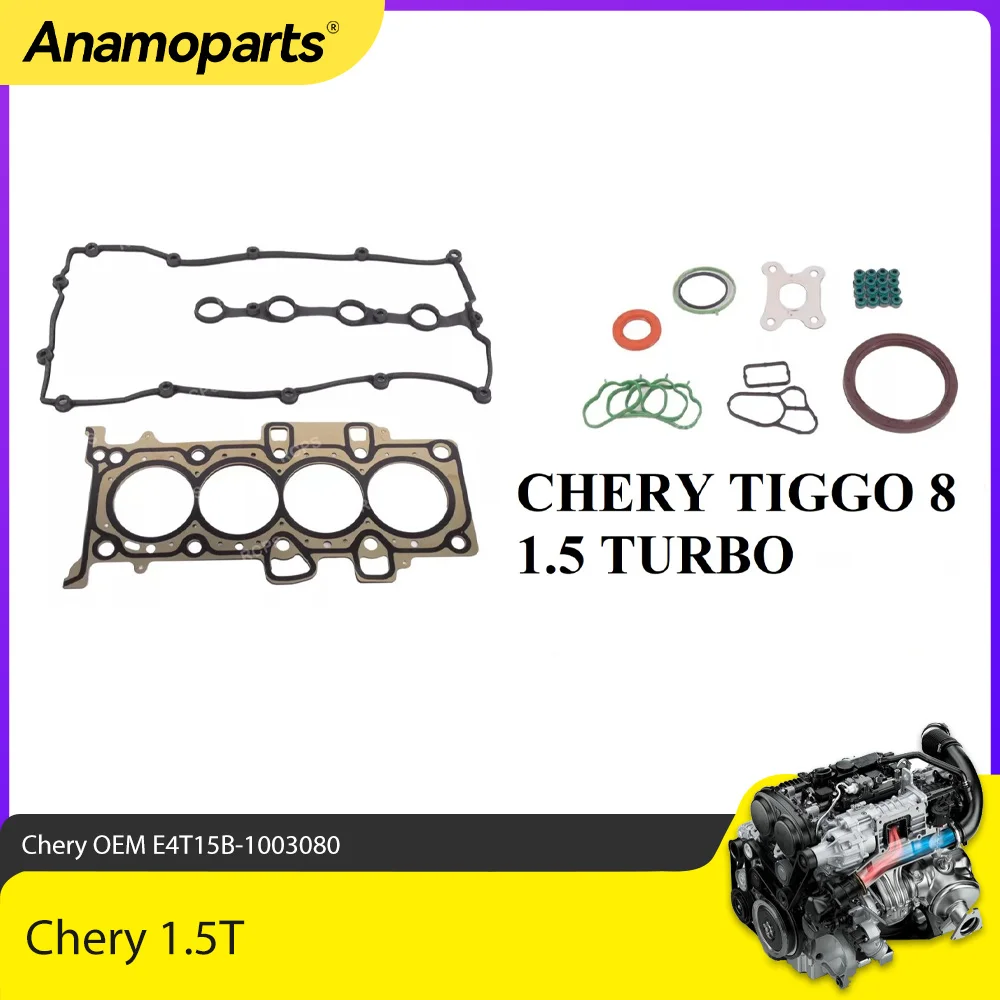 Engine Parts Cylinder Head Gasket Set Fit 1.5 T For Chery Tiggo 8 1.5 Turbo 1.5T 2018-2023 OEM E4T15B-1003080