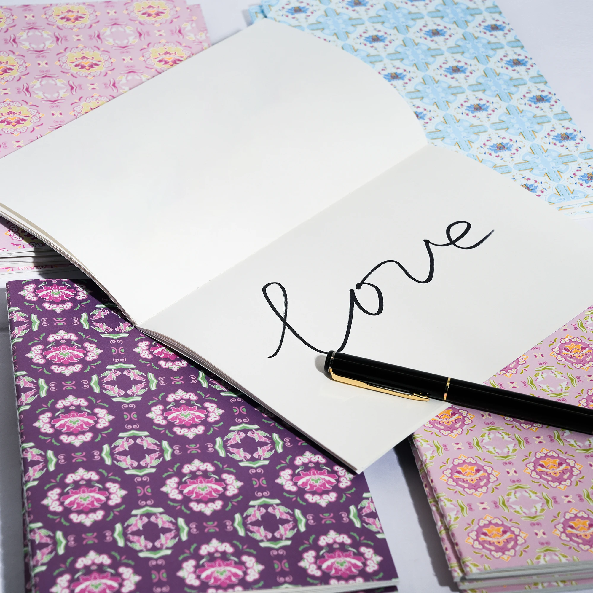 

Customize Coated Art Paper Journal Book A5 Size 30 sheets 60 Pages Notebook Line Soft Cover Customise Promototion Gift