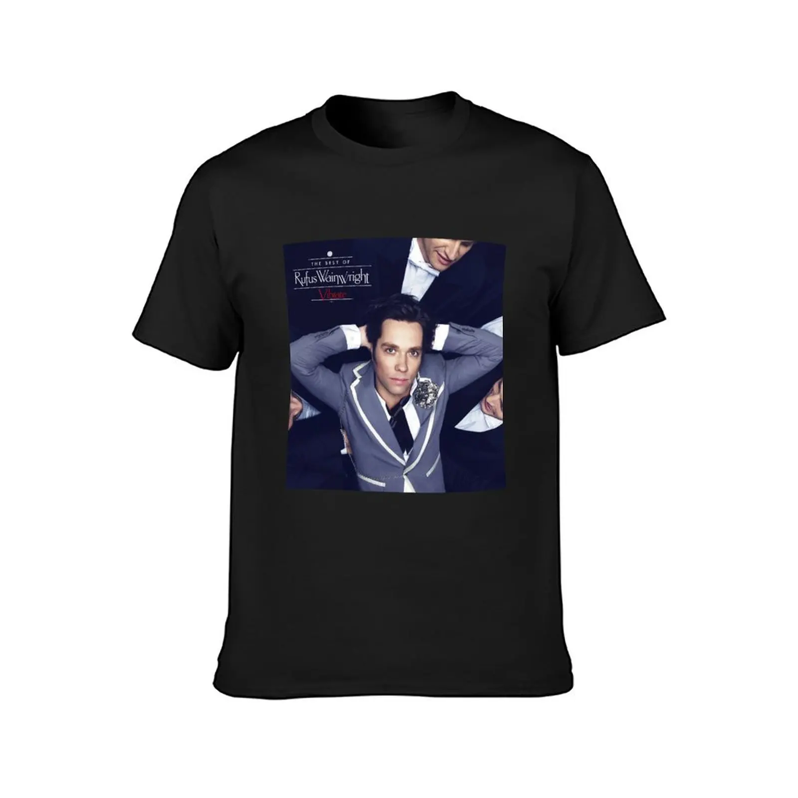 Vibrate the best of rufus wainwright T-Shirt blacks plain hippie clothes slim fit t shirts for men