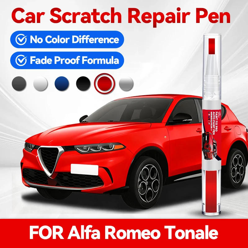 

2026 Hot Wheel Hub Paint Pen For Alfa Romeo Tonale Car Paint Repair Pen Touch Up Scratch Remover DIY Auto Accessories White 217