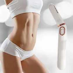 Women Epilator Electric Razor Bikini Shaver Painless Angled Head Hair Removal One Button Control Leg Pubic Hair Shaving Machine