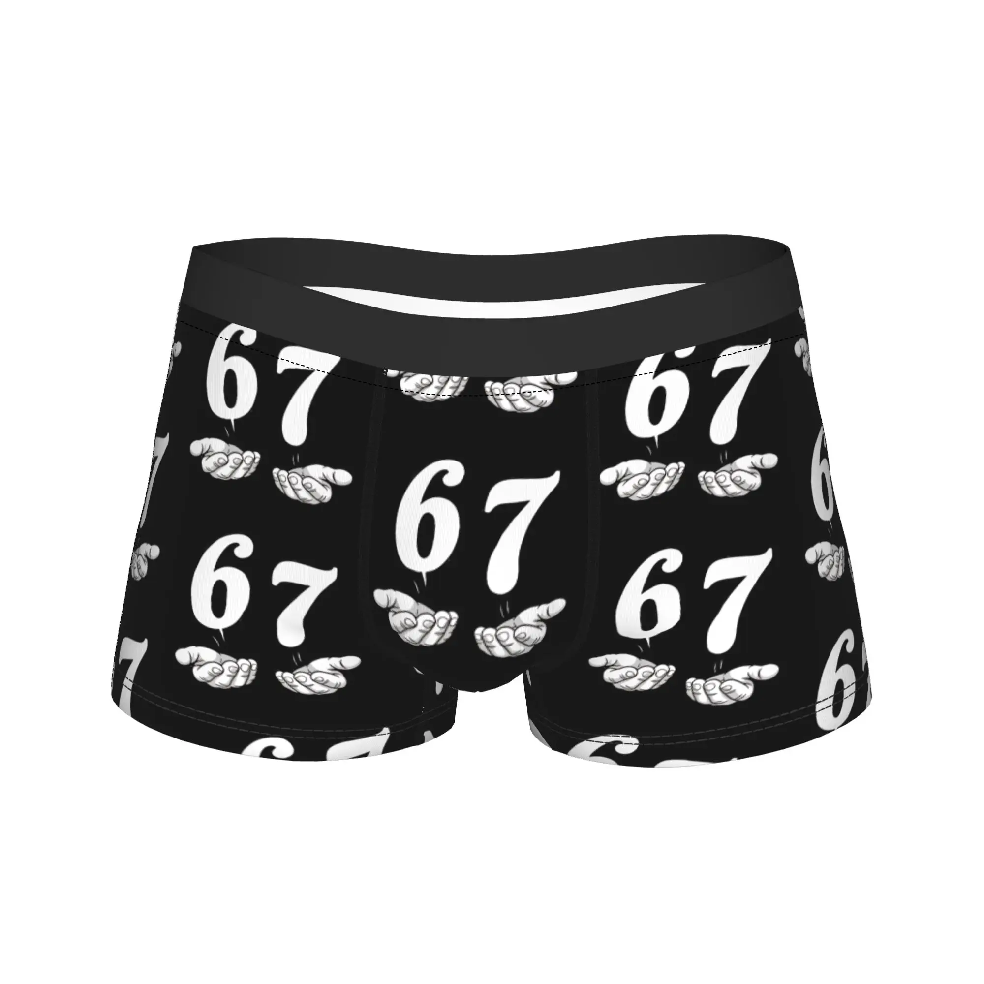 I was 6 Now I‘m 7 Funny Underwear  Funny Underpants Pattern Shorts Briefs For Man 3D Pouch Plus Size Boxer Shorts