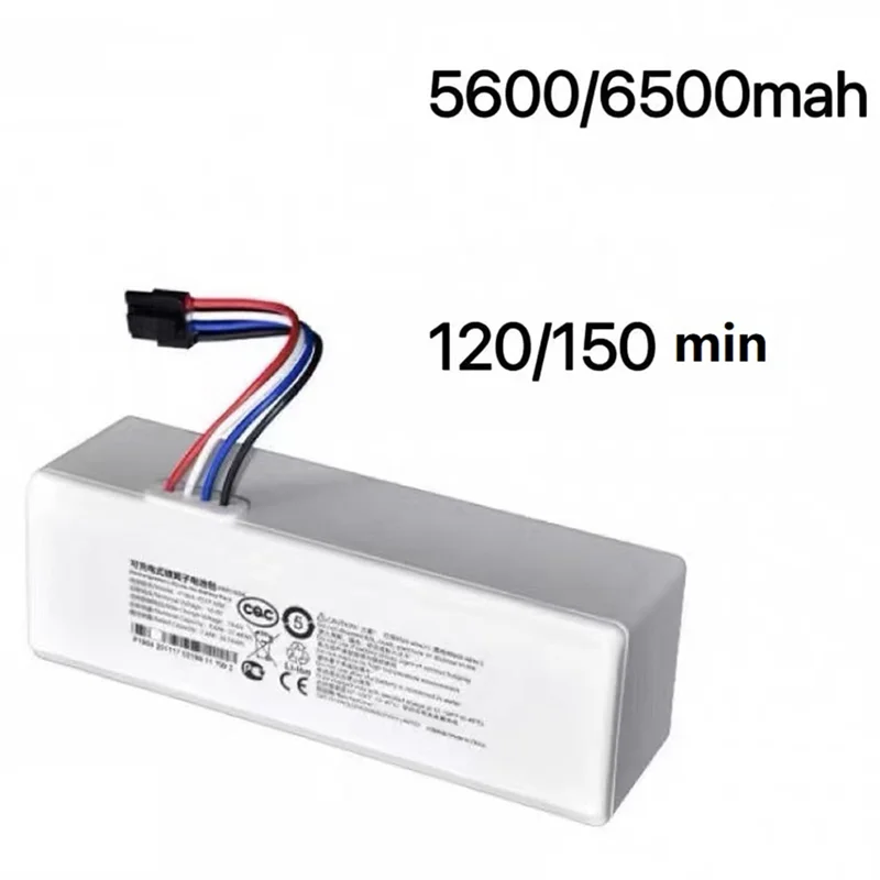 14.4 V 5600MAh Battery for Xiaomi Mijia 1C STYTJ01ZHM Robot Vacuum Mop Cleaner Accessories Parts Replacement Battery