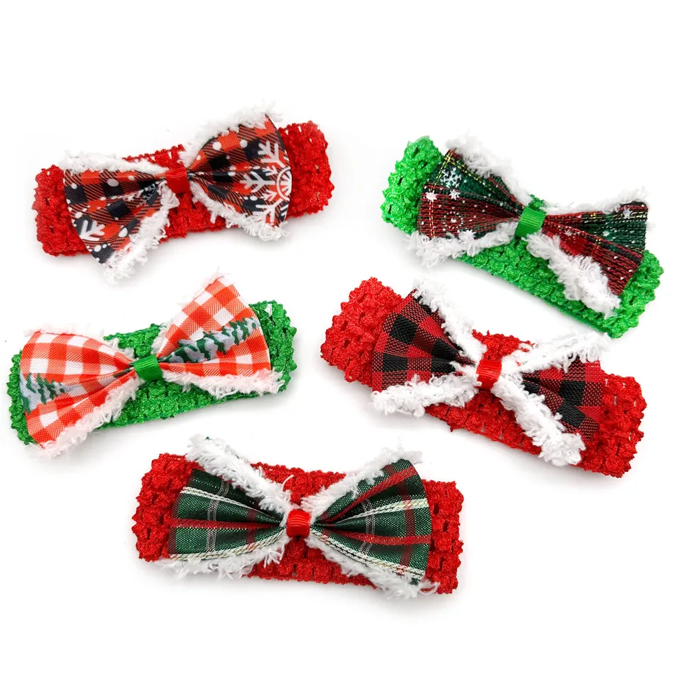 30/50pcs Christmas Small Middle Large Dog Bowties Pets Accessories Pets Supplies Dog Grooming Product Xmas Dog Bow Tie Necktie