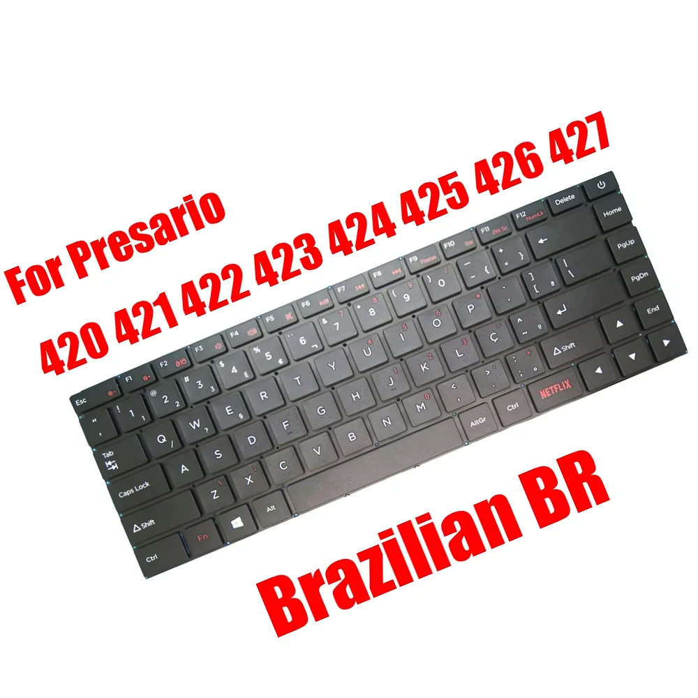 

Brazilian BR For Compaq For Presario 420 421 422 423 424 425 426 427 Black Without Frame Replacement Laptop Keyboard New
