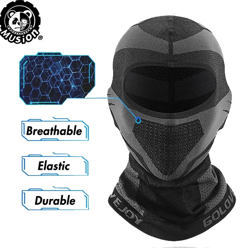 Musion Motorcycle Balaclava Face Mask for Men & Women Biking Cycling Face Cover for UV Sun Dust Protection Windproof Breathable