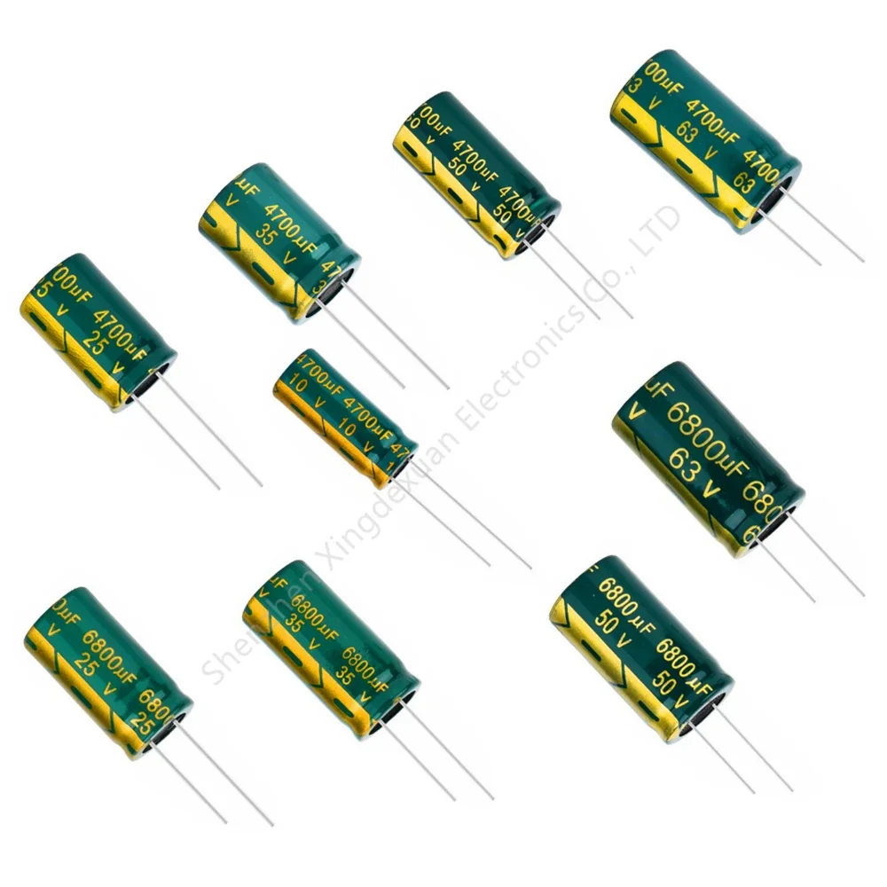 6.3V 10V 16V 25V 35V 50V 400V 450V 1UF 2.2UF 4.7UF 10UF 1000UF 22UF 33UF 47UF 470UF 100UF 220UF Aluminum Electrolytic Capacitor