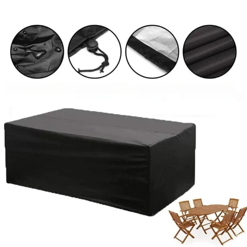 Garden Courtyard Various Furniture Sunscreen Cover New Outdoor Open-air Sofa Chair Dustproof and Waterproof Cloth Height 25-71cm